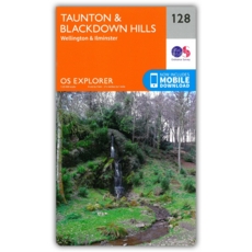 MAP,O/S Taunton & Blackdown Hills 2.5in